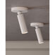 Luxe Pivot LED 2 inch Semi Gloss White Flush Mount Ceiling Light